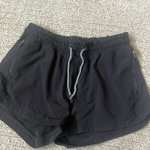 Athleta girl black shorts M 8-10